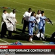 Forest Hill High School students perform in controversial halftime show on Oct. 6, 2018, in Brookhaven, Miss.